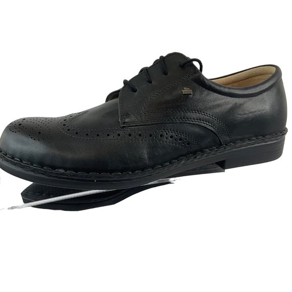 Finn Comfort New Shoes Mens Sz 10 Black Montana Budapest 1212 Brogue $362 Loafer - Picture 3 of 10